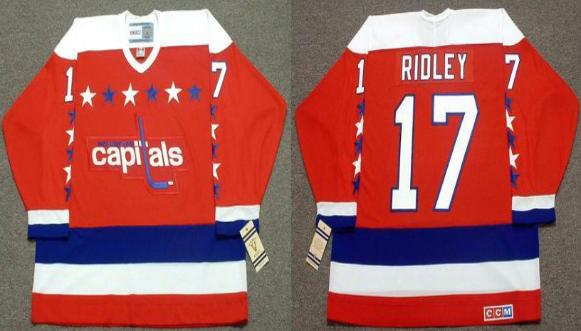 2019 Men Washington Capitals #17 Ridley red CCM NHL jerseys->washington capitals->NHL Jersey